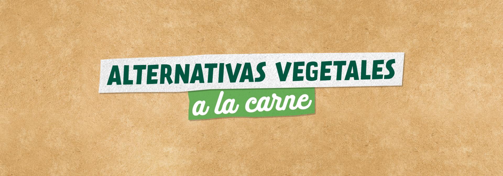 Alternativas vegetales a la carne